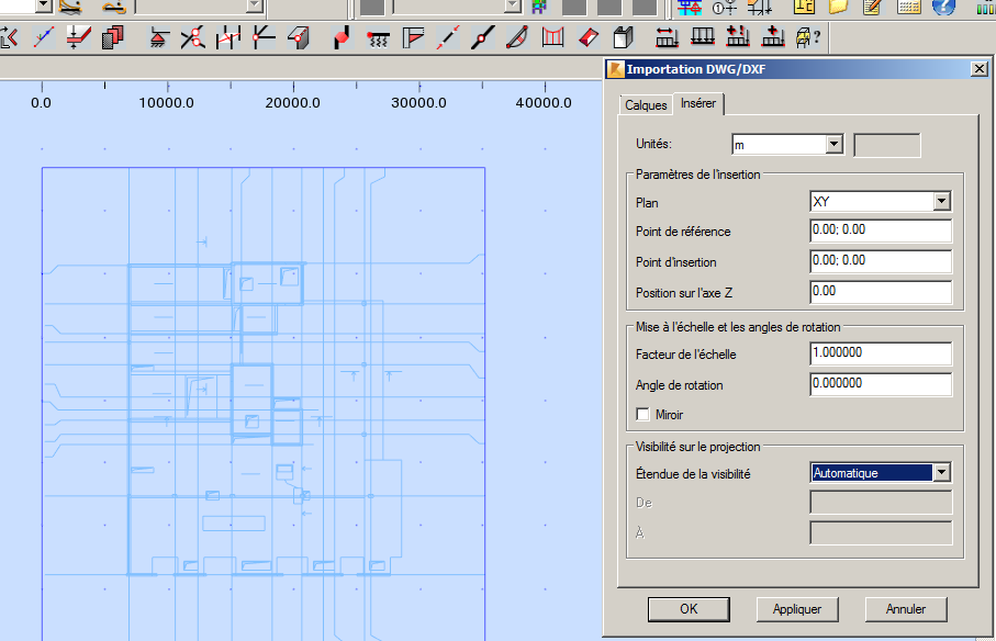 Autodesk Robot Structural Analysis - Insérer Fond de plan