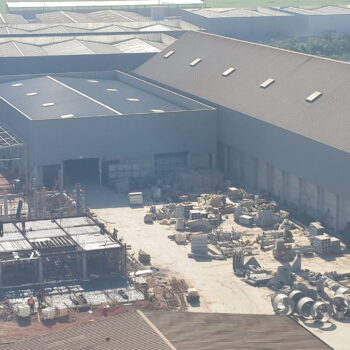 Vue sur Hangars