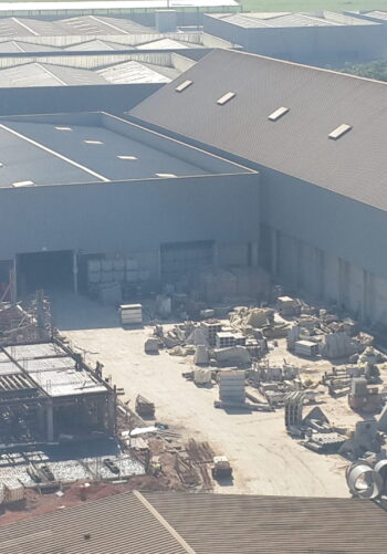 Vue sur Hangars
