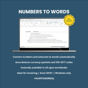 Numbers to words
